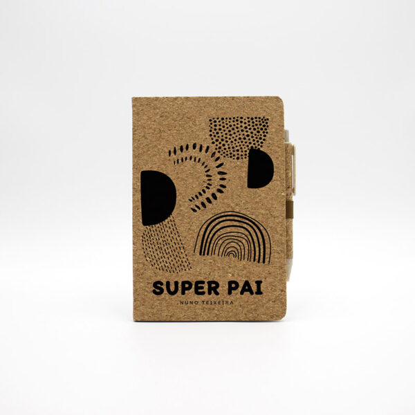 Bloco de Cortiça A5 "Super Pai"