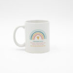 Caneca "Arco-Íris Agradecimento - Rosa"