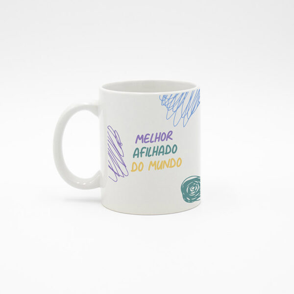 Caneca "Melhor Afilhdao do Mundo"