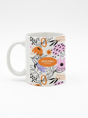 Caneca "Padrao Floral"