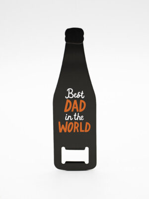 Abre Cápsulas Metal "Best Dad"