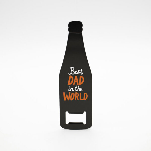 Abre Cápsulas Metal "Best Dad"