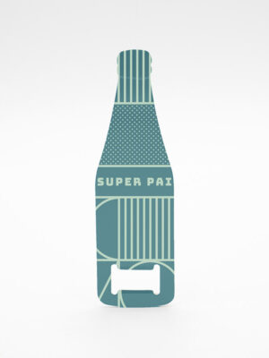 Abre Cápsulas Metal "Super Pai"