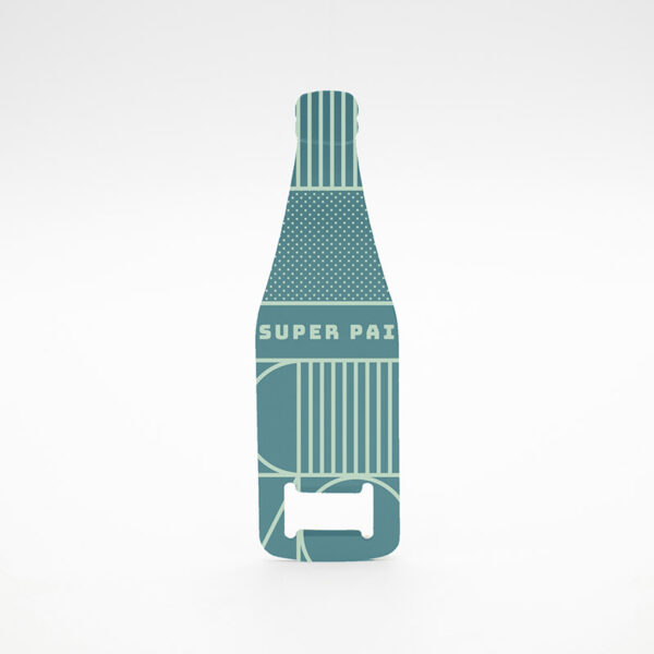 Abre Cápsulas Metal "Super Pai"