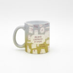 Caneca Gliter "Melhor Companheira de Viagem"