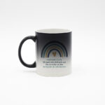 Caneca Mágica "Arco-Íris Agradecimento - Azul"