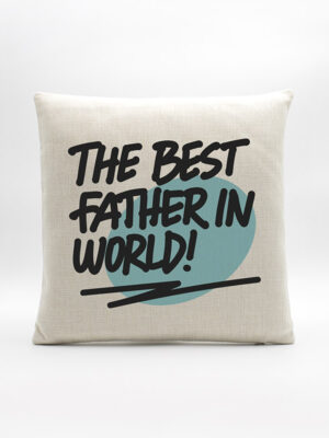 Almofada em Linho "Best Father"