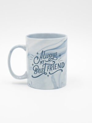 Caneca Mármore "Always Friends"