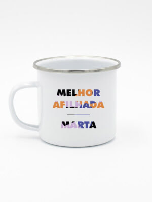 Caneca Retro "Afilhada Mais Esilo"