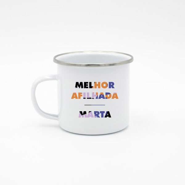 Caneca Retro "Afilhada Mais Esilo"