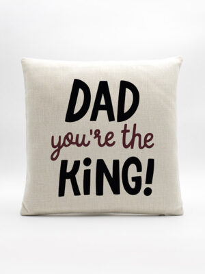 Almofada em Linho "Dad King"