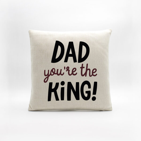 Almofada em Linho "Dad King"