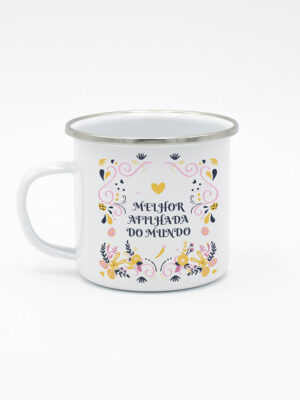 Caneca Retro "Melhor Afilhada do Mundo"