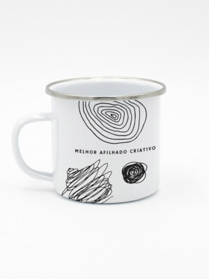 Caneca Retro "Melhor Afilhado Criativo"