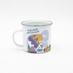 Caneca Retro "Melhor Afilhado Páscoa"