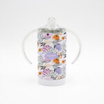 Copo com tampa "Padrao Floral"