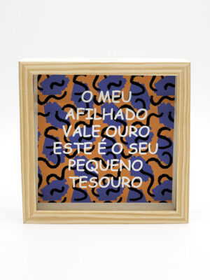 Moldura Mealheiro "Afilhado Vale Ouro"