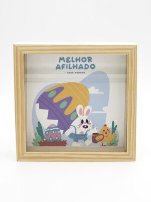 Moldura Mealheiro "Melhor Afilhado Páscoa"