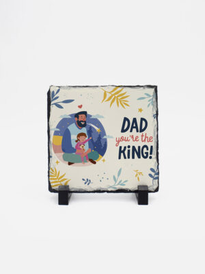 Moldura Xisto Quadrada "Dad King"