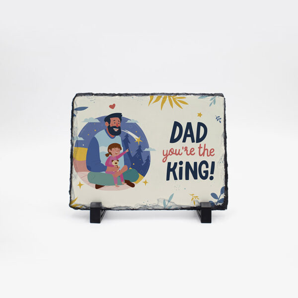 Moldura Xisto Rectangular "Dad King"