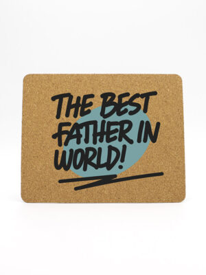 Mouse Pad Cortiça "Best Father"