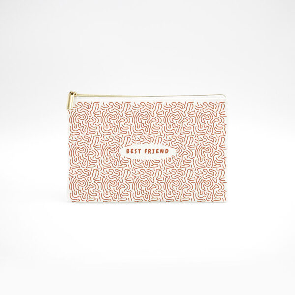 Necessaire Branca "Best Friends"
