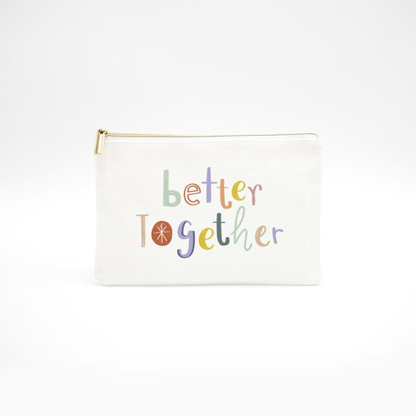 Necessaire Branca "Better Together"