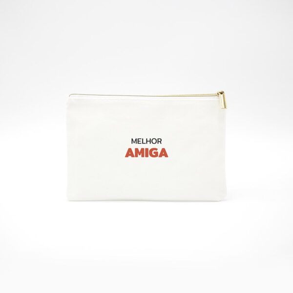 Necessaire Branca "Melhor Amiga"