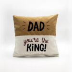 Almofada em Linho e Cortiça "Dad King"