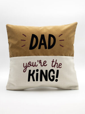 Almofada em Linho e Cortiça "Dad King"