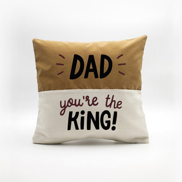 Almofada em Linho e Cortiça "Dad King"