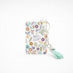 Porta Chaves com Pendente "Best Friends Ever Floral"