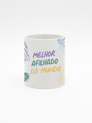 Porta Lápis "Melhor Afilhado"