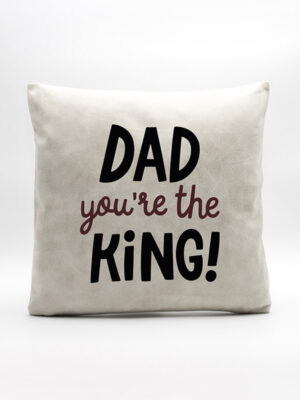 Almofada em Pele Sintética "Dad King"