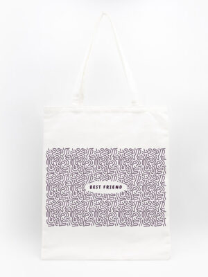 Tote Bag Branco "Best Friends"