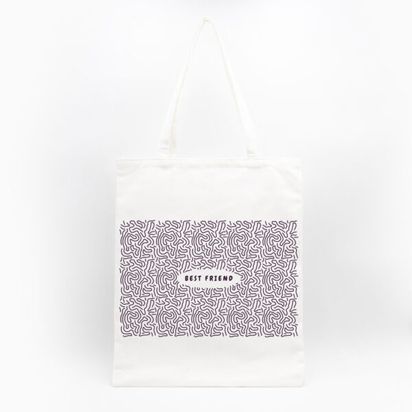 Tote Bag Branco "Best Friends"