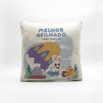 Almofada em Pele Sintética "Melhor Afilhado Páscoa"