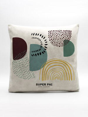 Almofada em Pele Sintética "Super Pai"