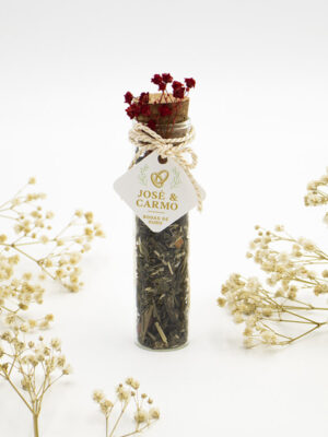 Tubo em Vidro com Chá Green Dragon Blend